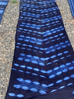 Ancient Adire Design in Guinea Brocade Fabric 5yards