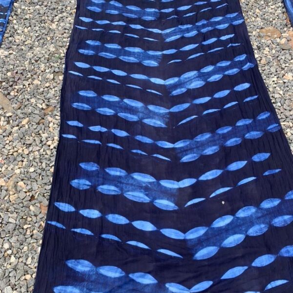 Ancient Adire Design in Guinea Brocade Fabric 5yards