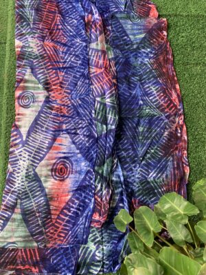 Batik Adire Design in Soft Cotton Long Length 5 yards