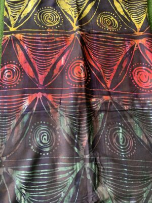 Batik Adire Design in Soft Cotton Long Length Fabric 5 yards