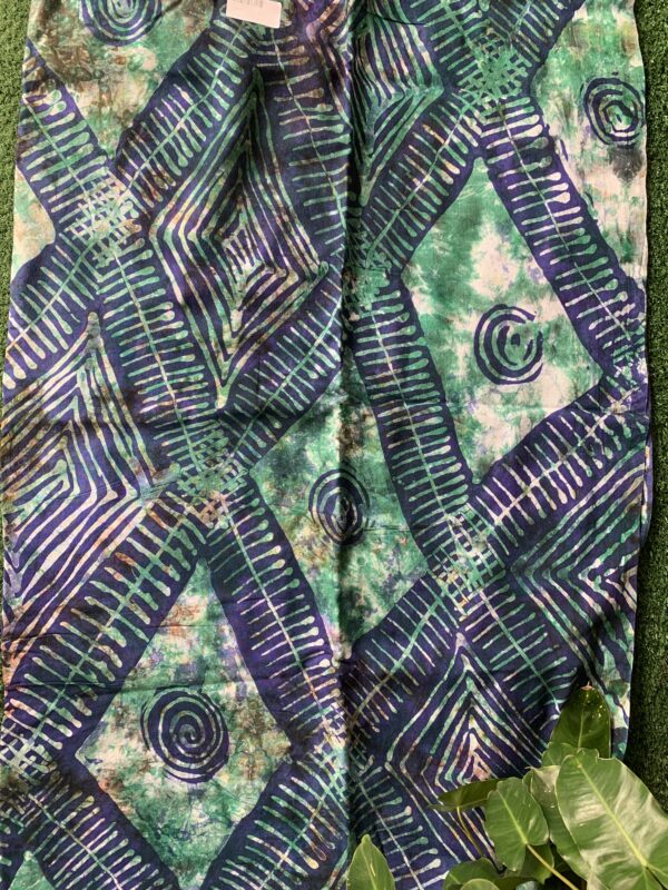 Batik Design in Soft Cotton Long length 5 yards